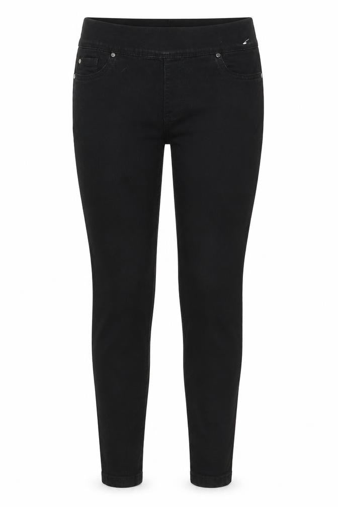 Front view of Primark women’s black jegging jeans, size UK 6, 25-inch leg