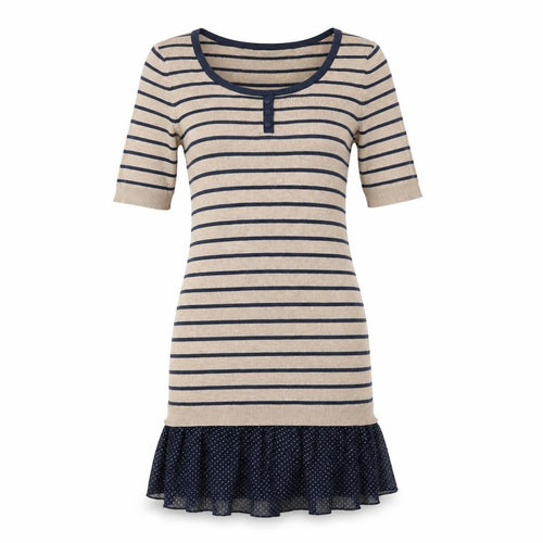 Dorothy Perkins Womens Multicoloured Striped  Jumper Dress  Size 8