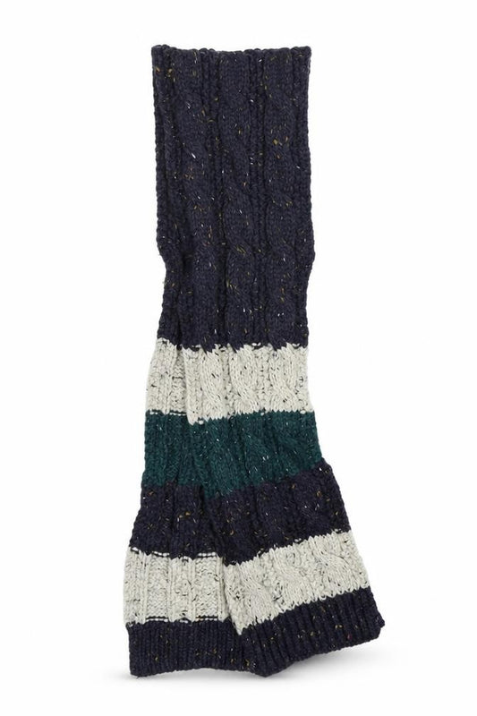 M&S Unisex Blue Striped  Scarf Scarves & Wraps Size Regular  - Ages 6-10