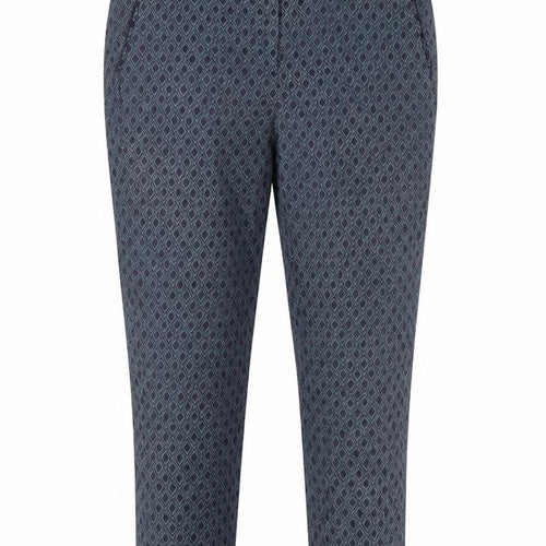 NEXT Womens Green Geometric  Trousers  Size 8 L25 in
