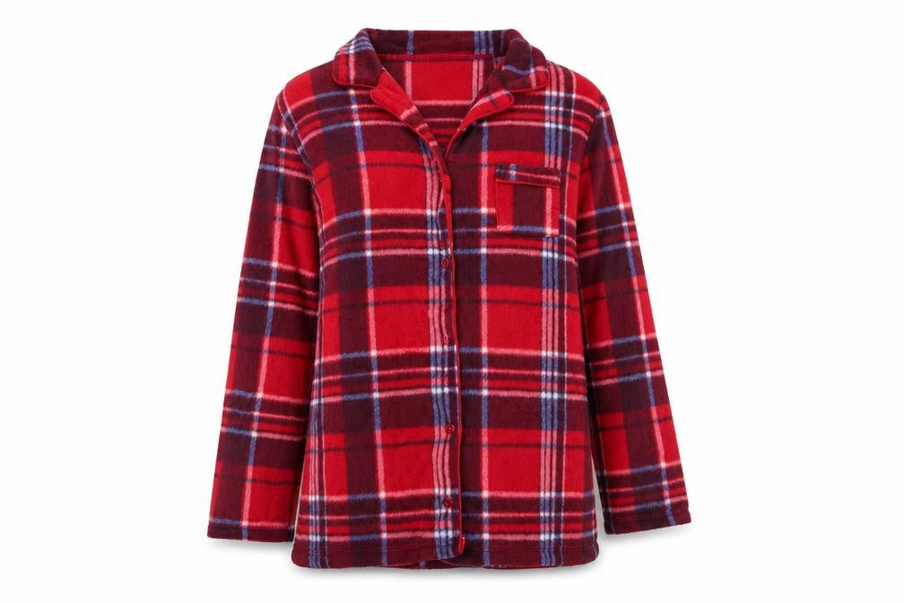Preworn Womens Red Plaid   Nightshirt Size 14