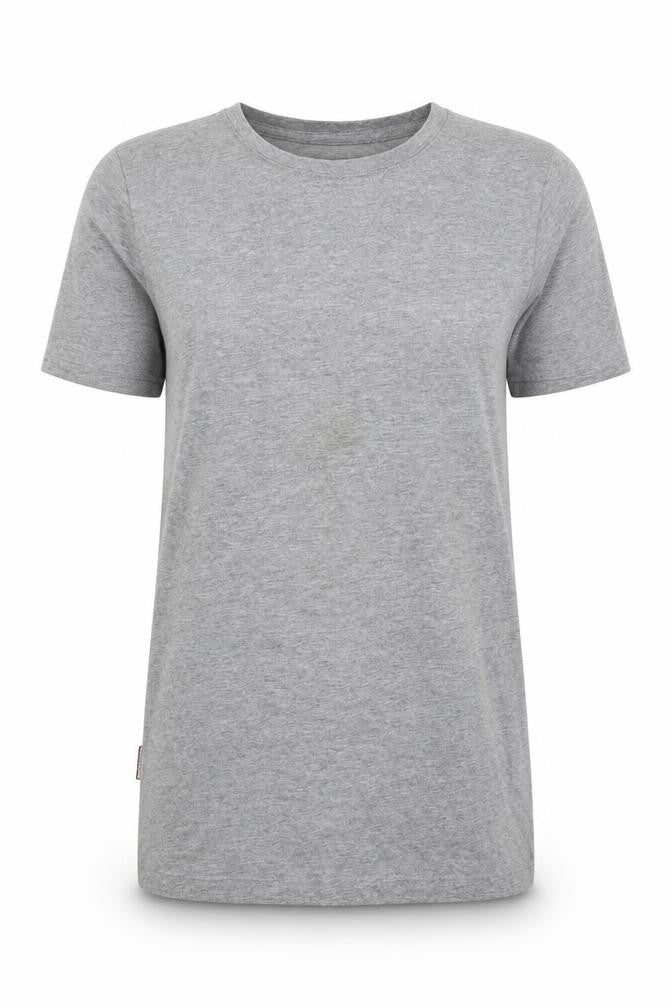 Front view of aussieBum women’s grey basic t-shirt, size M