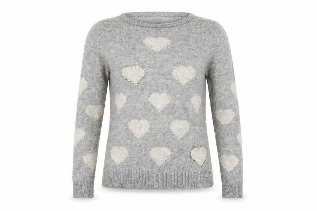 Dorothy Perkins Womens Grey  Knit Pullover Jumper Size 12