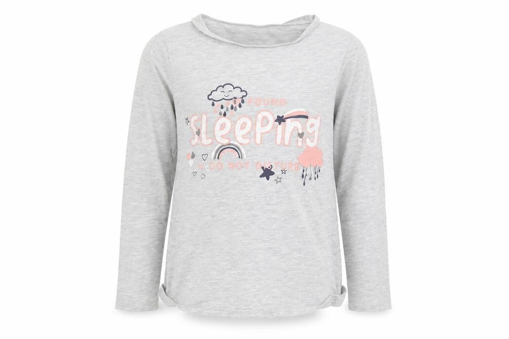 George Girls Grey   Top Pyjama Top Size 8-9 Years
