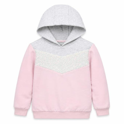 I Love Girlswear Girls Pink   Pullover Hoodie Size 8 Years  - Sequin detail