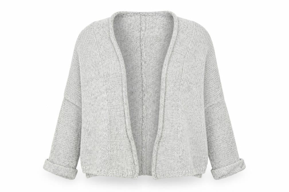 New Look Womens Grey   Cardigan Jumper Size M  -