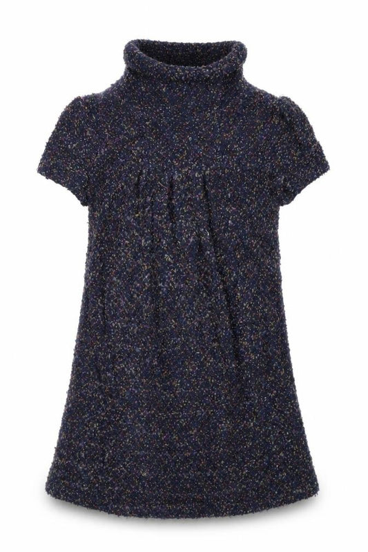 Front view of rosaline women’s blue jumper dress, size M