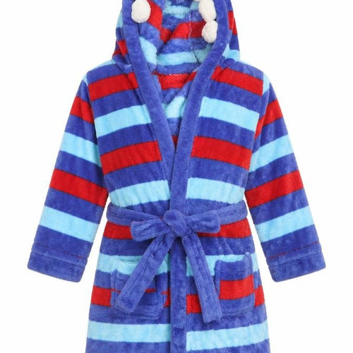 Mini Club Boys Blue Striped   Gown Size 2-3 Years
