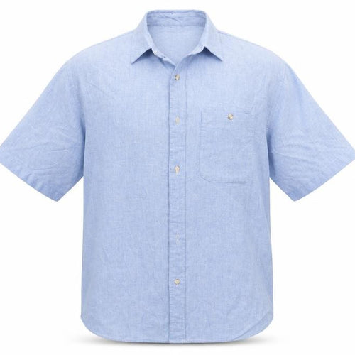 Casual Club Mens Blue    Button-Up Size S