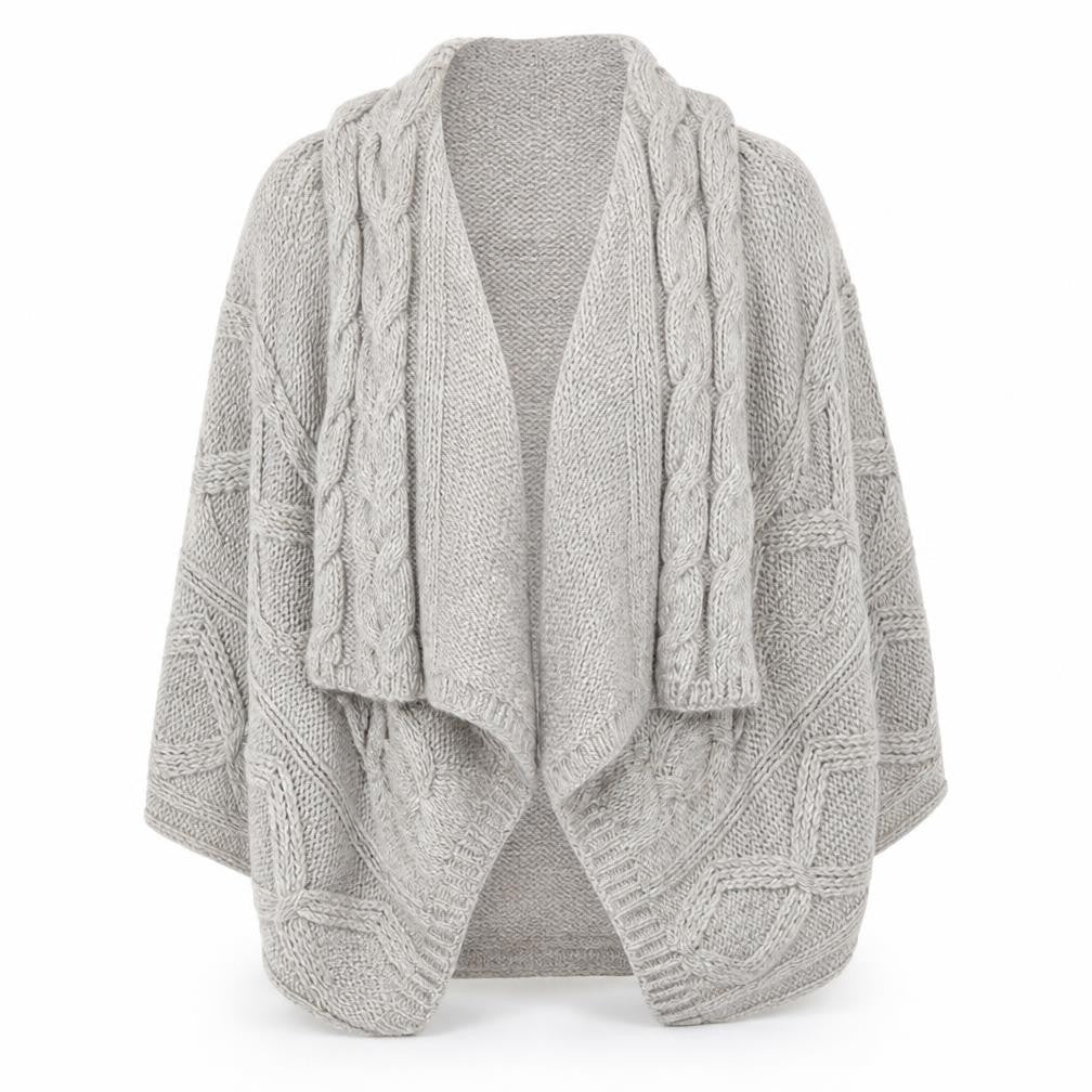 Marks and Spencer Womens Grey  Knit Cardigan Jumper Size 12