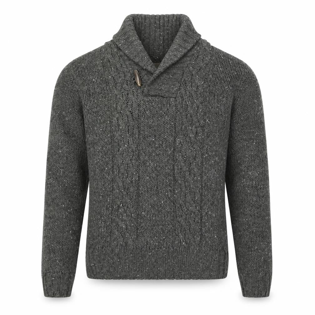 Officers Club Mens Grey  Knit Pullover Jumper Size S