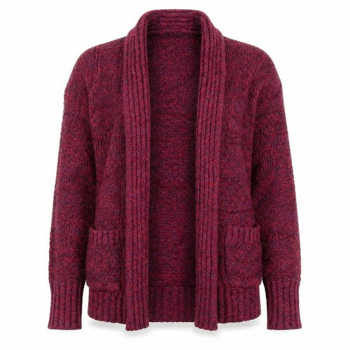 M&Co Womens Purple  Knit Cardigan Jumper Size 10