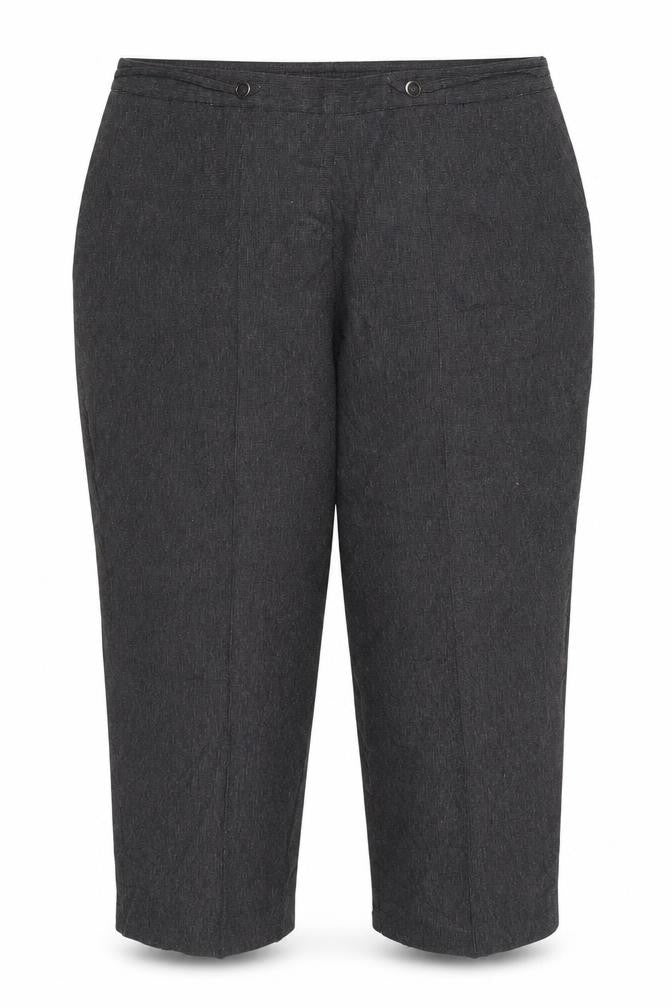 BM Collection Womens Grey   Capri Trousers Size 20 L24 in