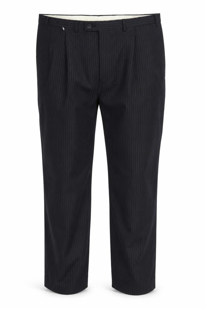 Preworn Mens Blue Striped  Dress Pants Trousers Size 41 in L31 in