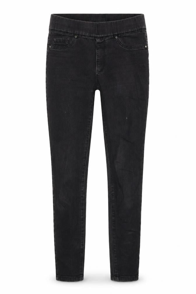 Denim & Co. Womens Black  Denim Jegging Jeans Size 10 L27 in