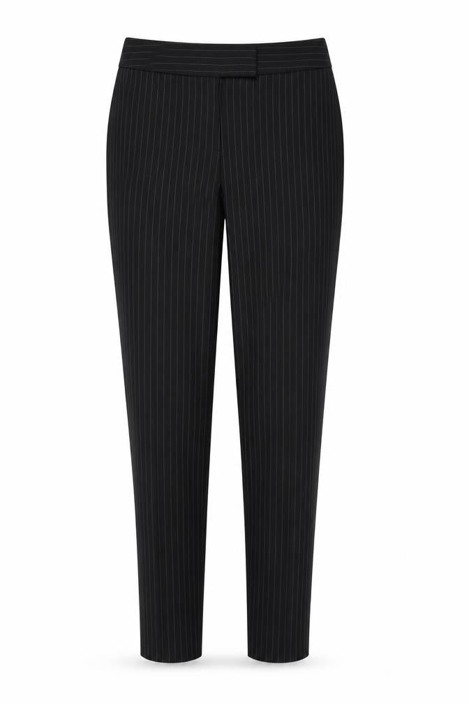 George Womens Black Striped  Trousers  Size 30 in L28 in