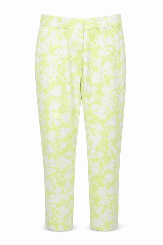 Top Secret Womens Green Geometric  Trousers  Size 8 L26 in