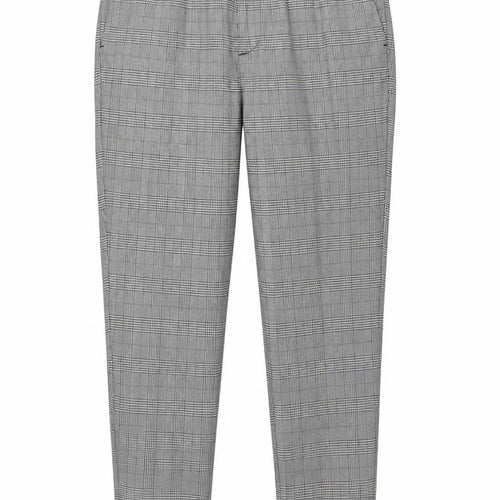 New Look Mens Grey Check  Trousers  Size L L27 in