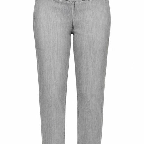 Pieces Womens Grey  Denim Tapered Jeans Size 30 in L26 in