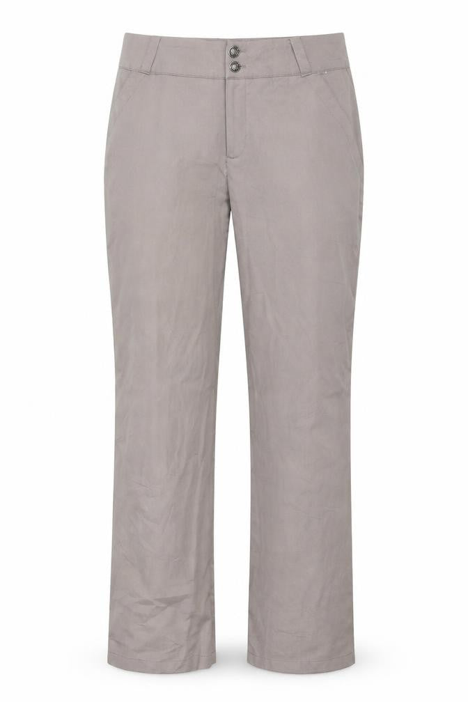 Front view of Formul women’s grey trousers, size UK 12, 29-inch leg