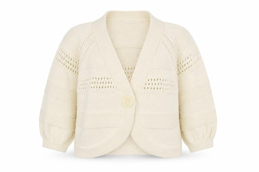 M&S Womens Ivory   Cardigan Jumper Size 18