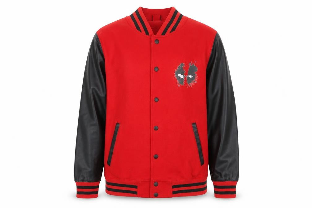 Front view of Awdis women’s red jacket, size S