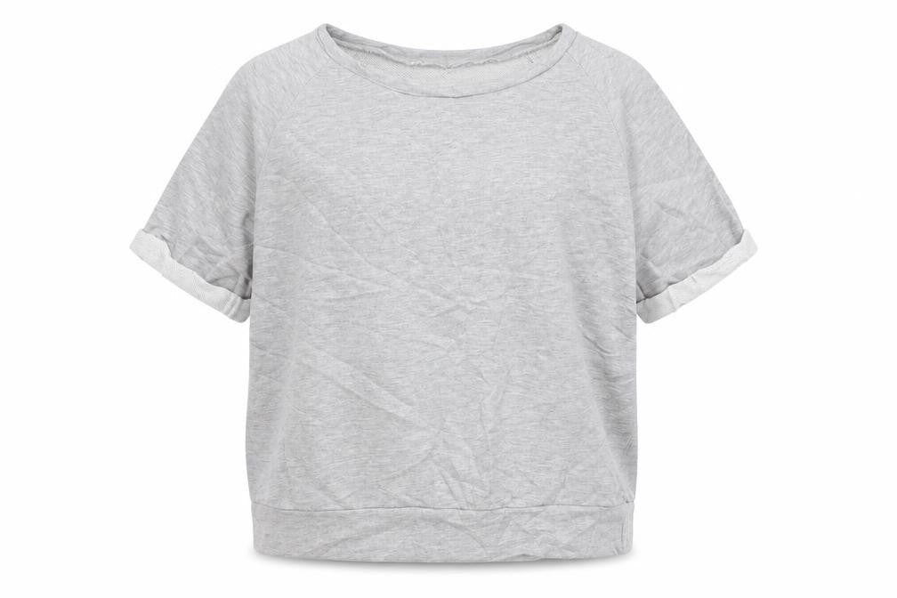 Front view of Tu women’s grey jumper, size UK 12