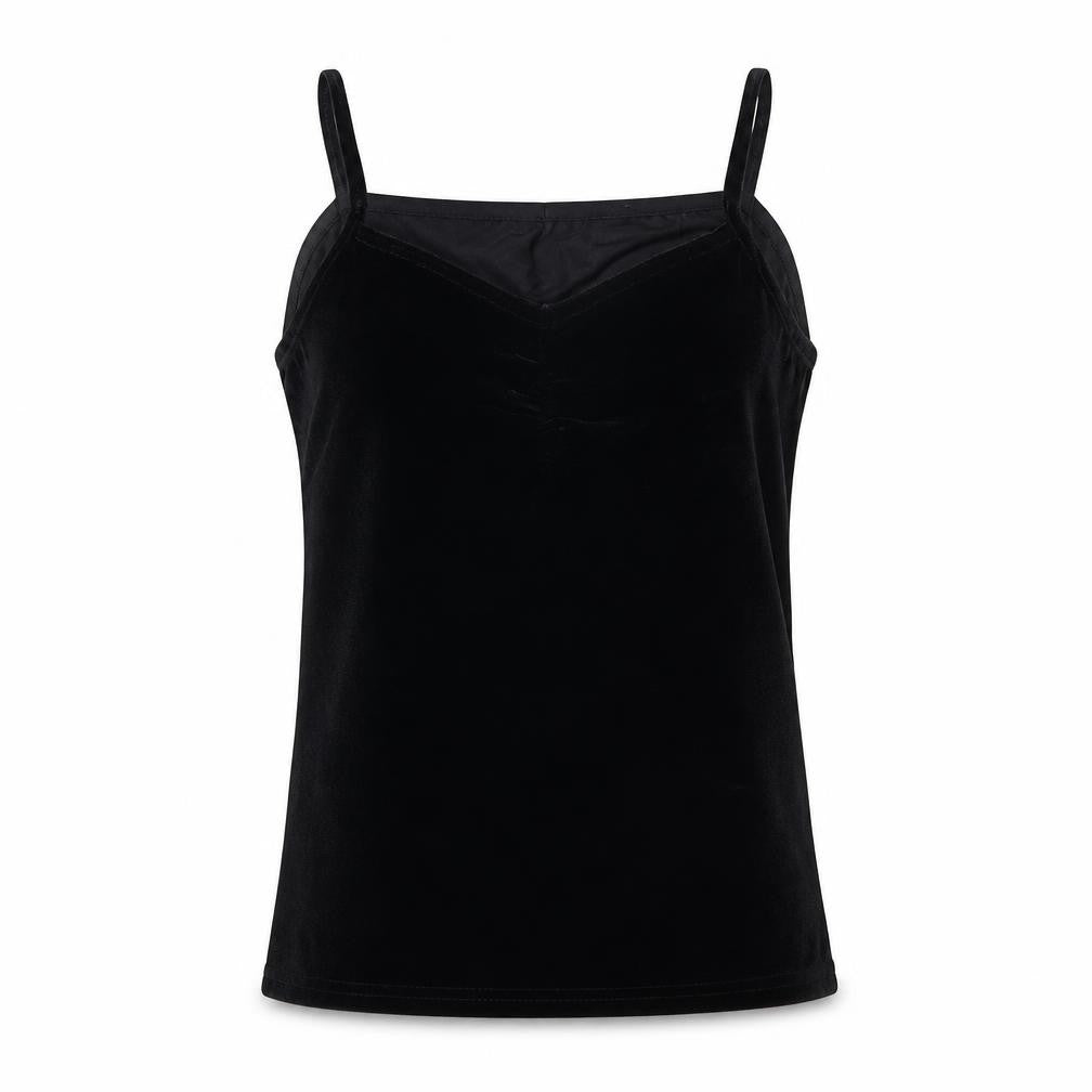 Front view of OPUS women’s black basic tank, size M
