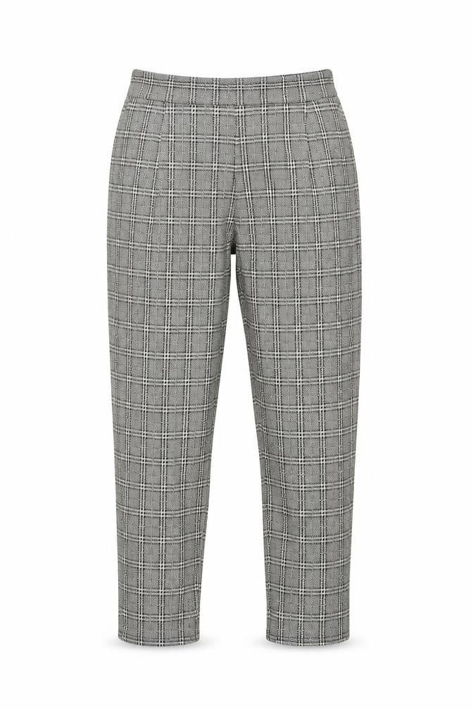 New Look Womens Beige Check  Trousers  Size 8 L26 in