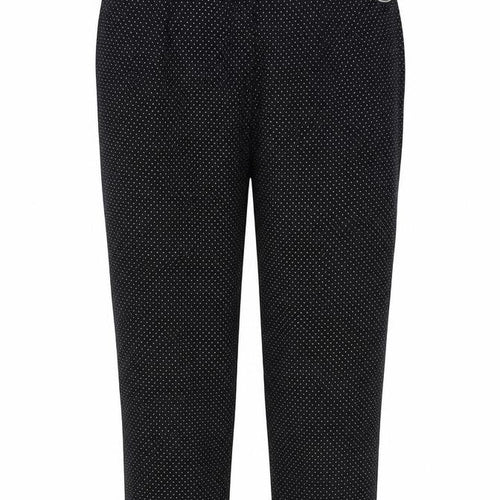 Dorothy Perkins Womens Black Polka Dot  Trousers  Size 8 L25 in