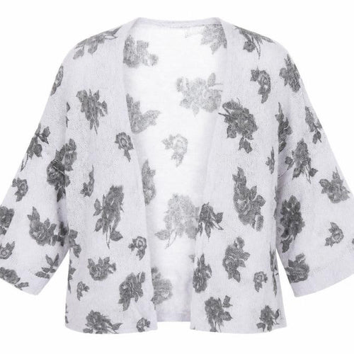 ASOS Womens Blue Floral  Cardigan Jumper Size 8