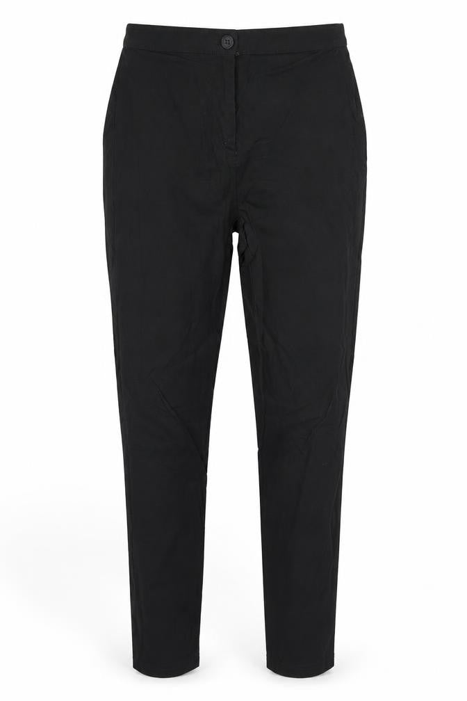 Front view of Select women’s black denim skinny jeans, size UK 10, 29-inch leg