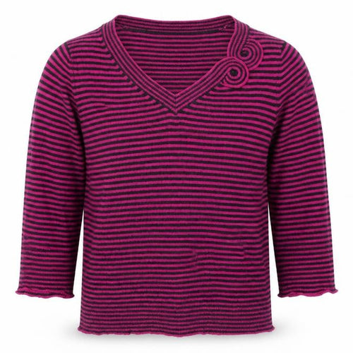 Country Casuals Womens Pink Striped  Pullover Jumper Size S
