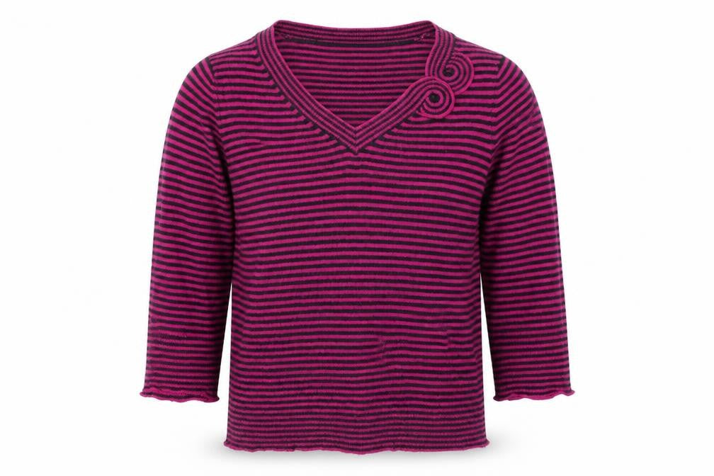 Country Casuals Womens Pink Striped  Pullover Jumper Size S