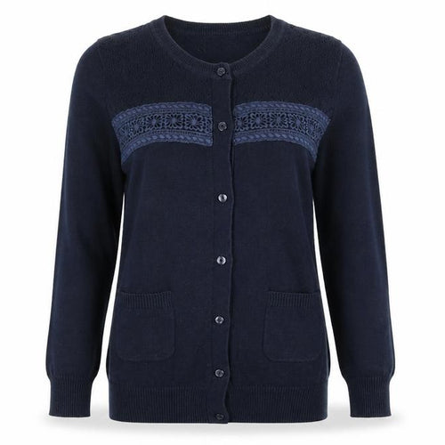 Yumi Womens Blue   Cardigan Jumper Size 8