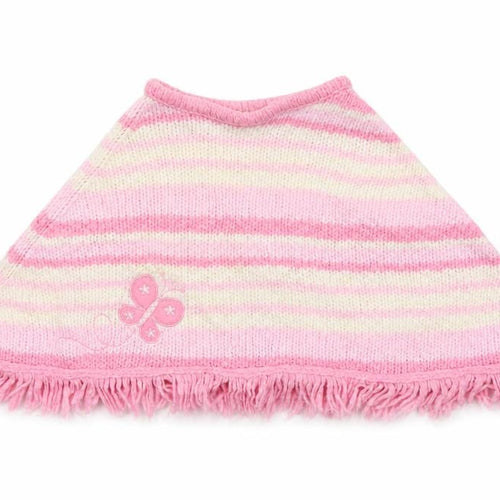 Zip Zap Baby Pink Striped  Cape Jumper Size 6-9 Months