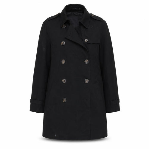 Imea Womens Black   Rain Coat Coat Size 10  - Rain Coat