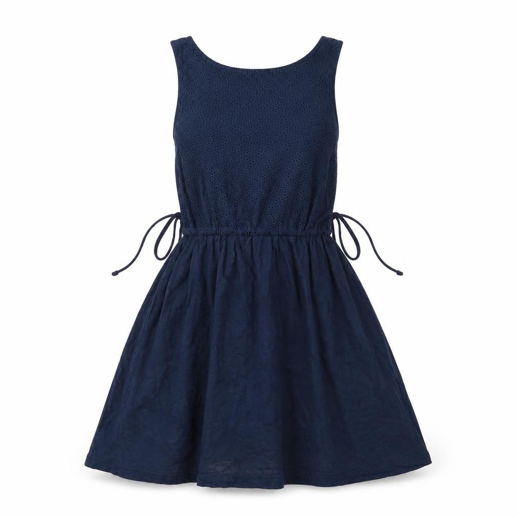Front view of Atmosphere women’s blue floral fit & flare, size UK 6, - atmosphere