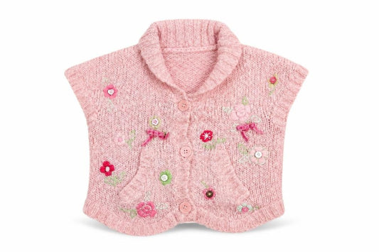 Front view of Next Baby Pink Jacket Coatigan, size 12-18, Months