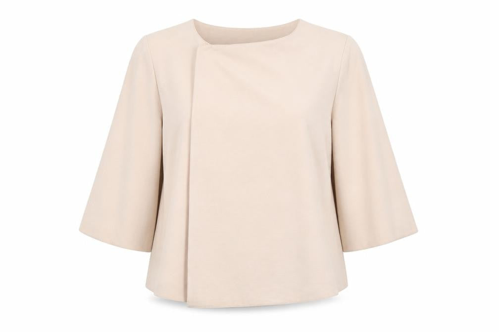 Front view of New Look women’s pink jacket, size UK 10