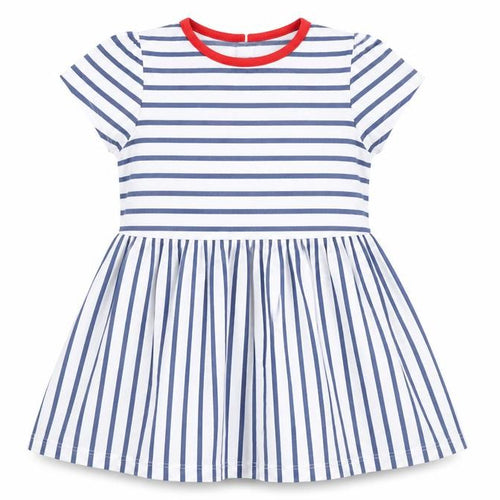 George Girls Multicoloured Striped  A-Line  Size 12-18 Months