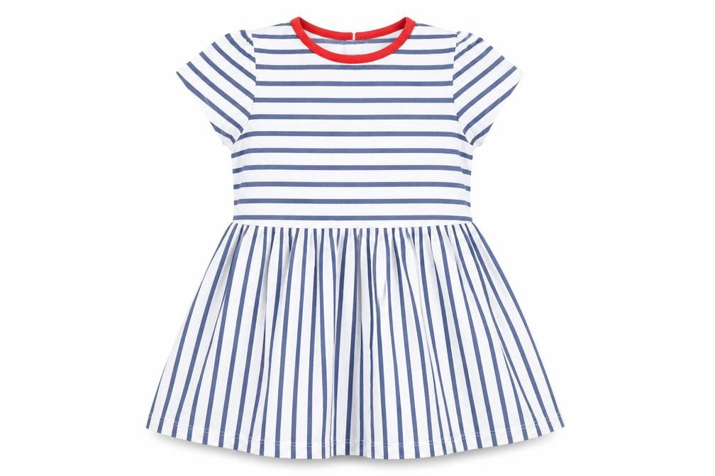 George Girls Multicoloured Striped  A-Line  Size 12-18 Months