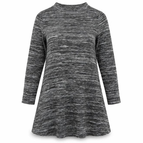 Epilogue Womens Grey Striped  T-Shirt Dress  Size 14