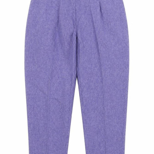 Janique Womens Purple   Trousers  Size 14 L27 in