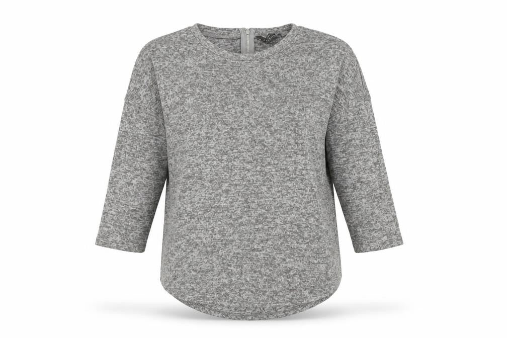 Front view of Primark women’s grey jumper, size XS