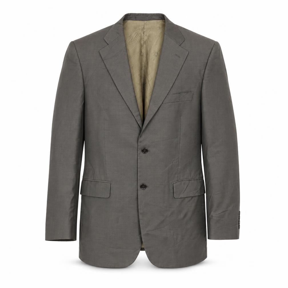 Front view of Marks & Spencer men’s grey jacket blazer