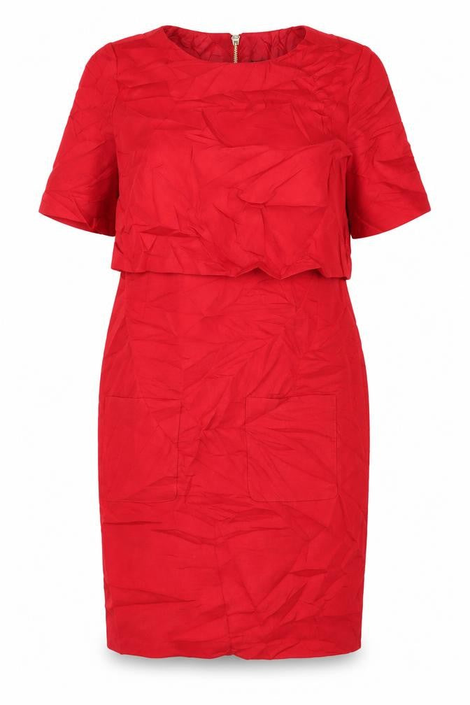 Papaya Womens Red   Pencil Dress  Size 12