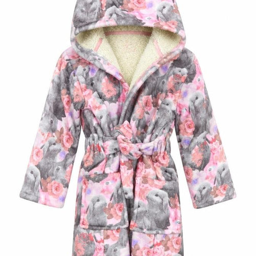 Marks and Spencer Girls Pink Floral  Top Robe Size 2-3 Years