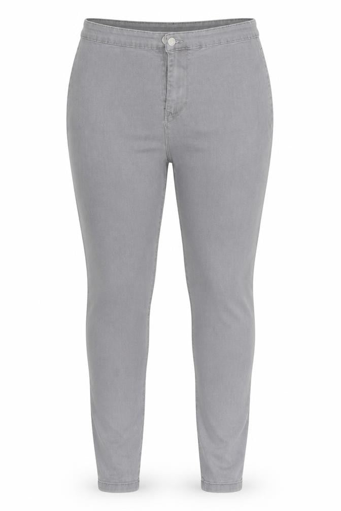 Denim & Co. Womens Grey  Denim Jegging Leggings Size 14 L28 in