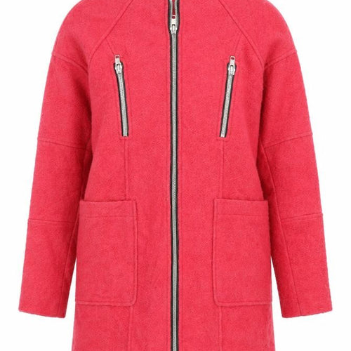 LONDON EVE Womens Pink   Overcoat Coat Size 10